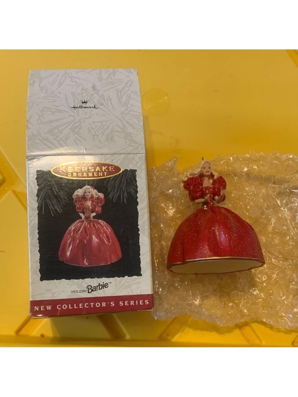 Vintage 1993 NIB Hallmark Holiday Barbie Ornament NIB